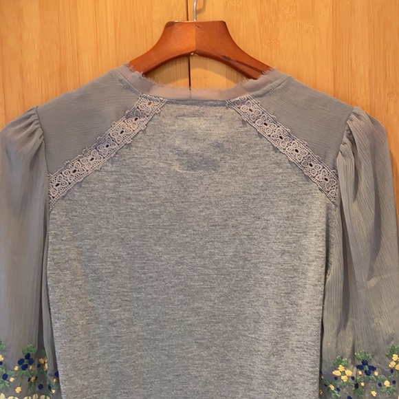ANTHROPOLOGIE - Tiny - Julia Embroidered Boho Top - Picture 7 of 7